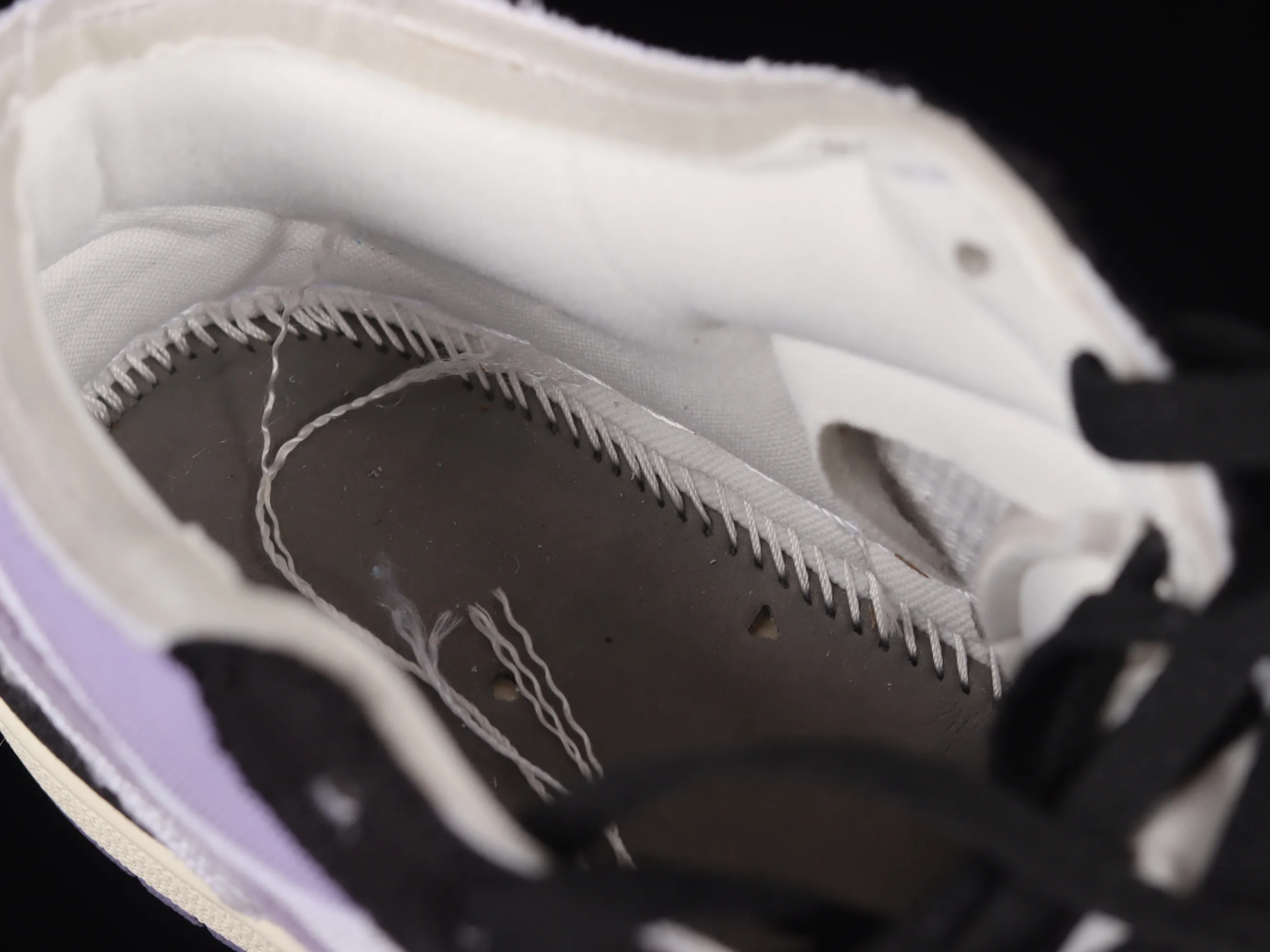 All Categories Air Jordan Jordan Series Basketball Shoes Air Jordan 1 Low Z Edition Air Jordan 1 Low AJ1 Joe 1 Mi White Purple Retro Culture Leisure Sports Shoes DZ4135-002